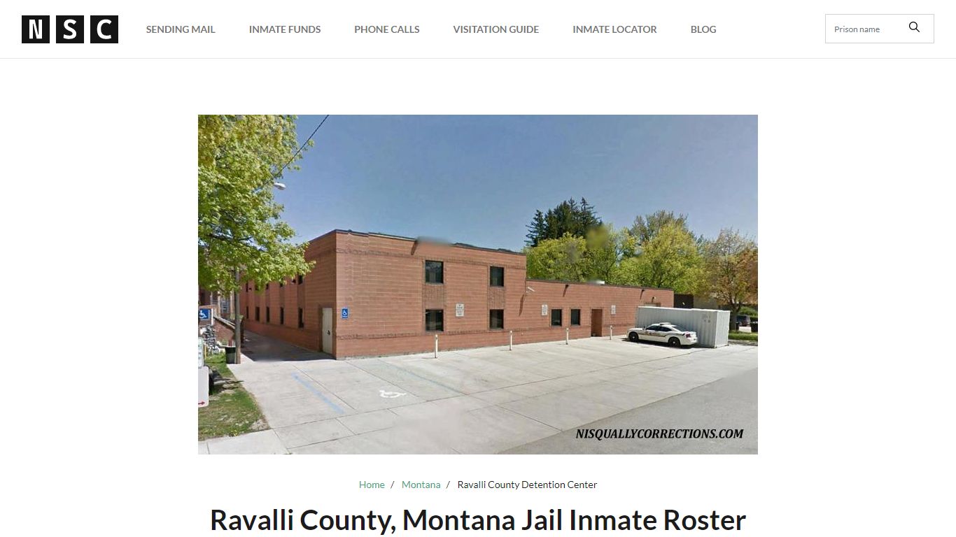 Ravalli County, Montana Jail Inmate List